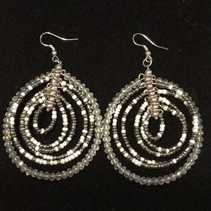 Crimzon Rose, Krishna Beaded Earrings